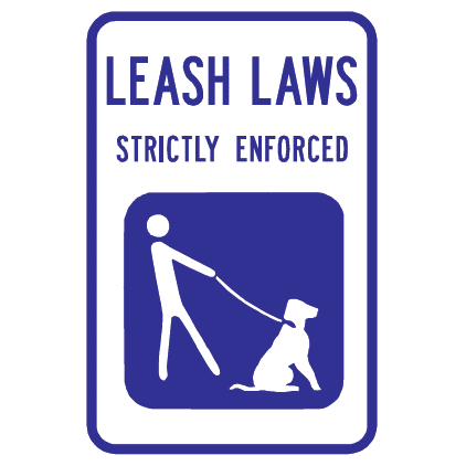 Leash Laws Strictly Enforced Sign - U.S. Signs and Safety