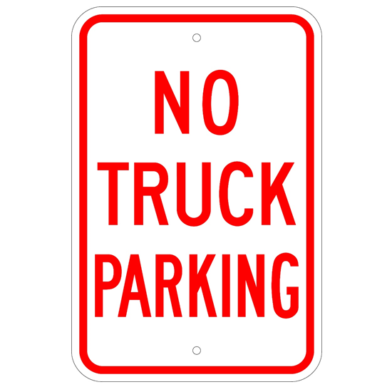 No Truck Parking Sign - U.S. Signs and Safety