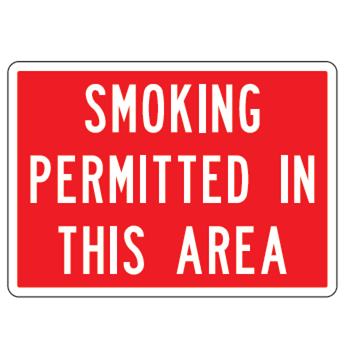 Smoking Permitted Sign - U.S. Signs and Safety