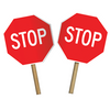 Stop/Slow or Stop/Stop Hand Paddle - U.S. Signs and Safety - 2