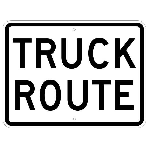 Truck Route Sign - U.S. Signs and Safety