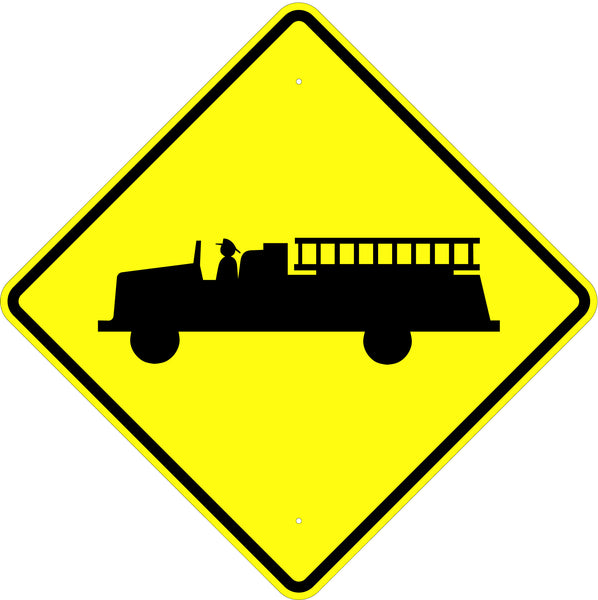 Fire Station Crossing Symbol Sign - U.S. Signs and Safety - 1