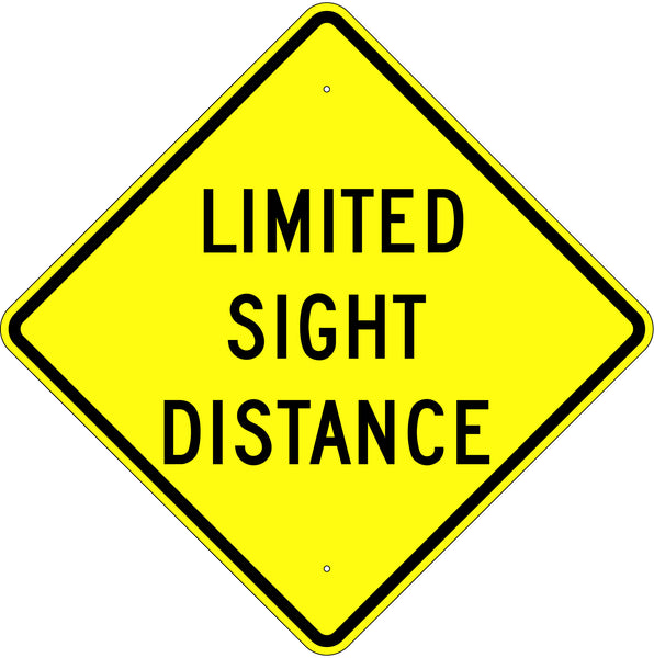 Limited Sight Distance Sign - U.S. Signs and Safety
