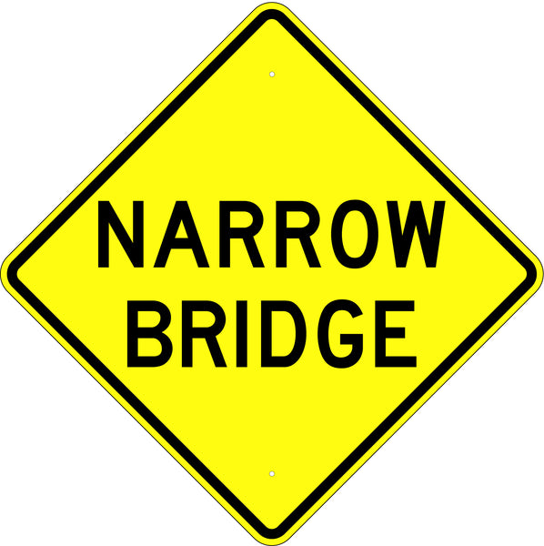 Narrow Bridge Sign - U.S. Signs and Safety