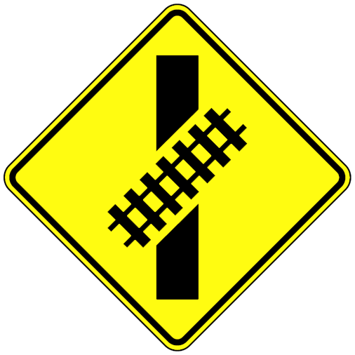 Skewed Crossing Sign - U.S. Signs and Safety
