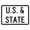 Text Route Marker Sign - U.S. Signs and Safety - 10