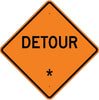 Detour * Roll Up Sign  MUTCD W202 - U.S. Signs and Safety - 1