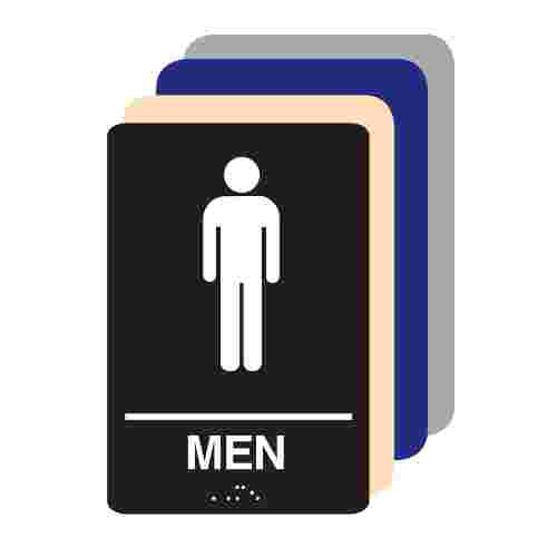 Men ADA Restroom Sign