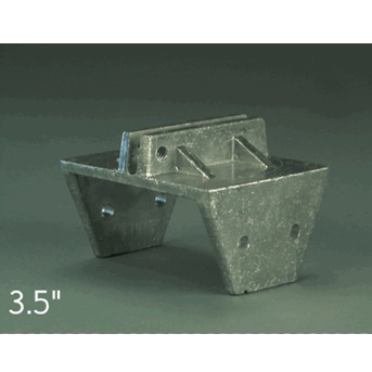 Post Cap Bracket - Fits 4x4 Wooden Post - U.S. Signs and Safety - 2