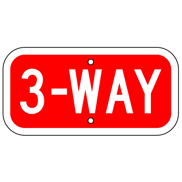 3-Way Sign - U.S. Signs and Safety