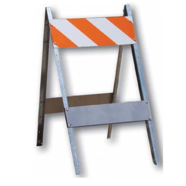 Metal Barricade - U.S. Signs and Safety - 1
