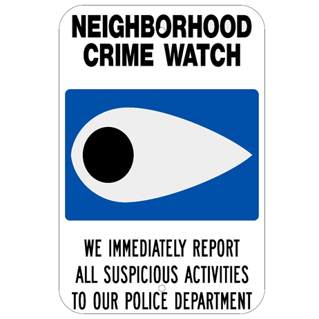 Neighborhood Crime Watch Sign - U.S. Signs and Safety