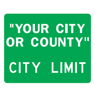 City Limit Sign - U.S. Signs and Safety