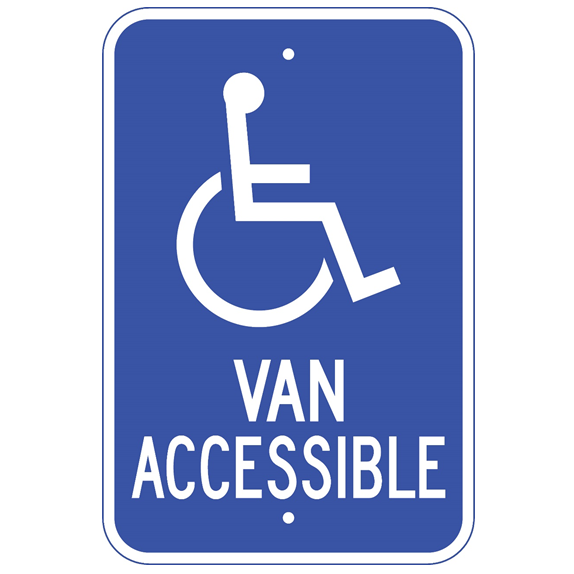 Handicap Van Accessible Sign - U.S. Signs and Safety