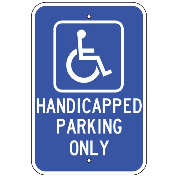 Handicap Parking Only Sign - U.S. Signs and Safety