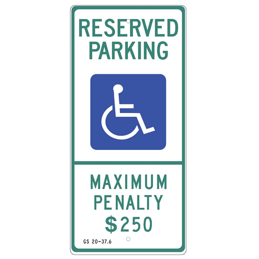 North Carolina-Handicap Reserved Parking Sign - U.S. Signs and Safety