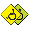 Handicap Crossing Symbol Sign - U.S. Signs and Safety - 1