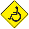 Handicap Crossing Symbol Sign - U.S. Signs and Safety - 2