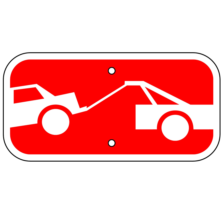 Tow-Away Zone Symbol Sign - U.S. Signs and Safety