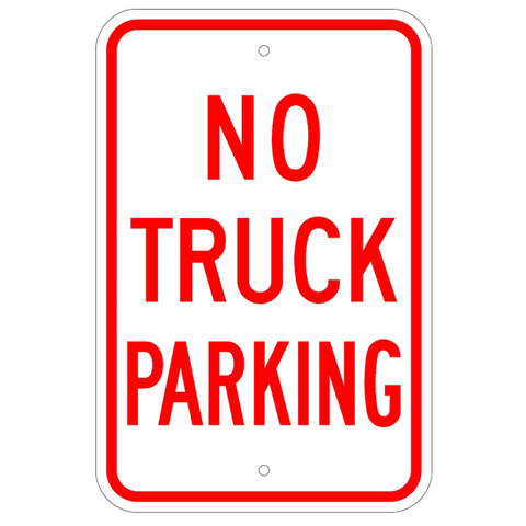 No Truck Parking Sign - U.S. Signs and Safety