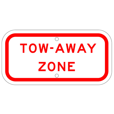 Tow-Away Zone Sign - U.S. Signs and Safety