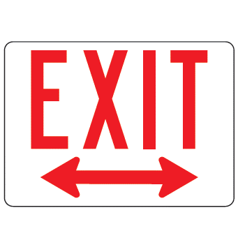 Exit Double Arrow Sign - U.S. Signs and Safety - 1