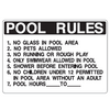 Pool Rules Sign - U.S. Signs and Safety - 1