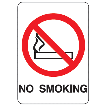 No Smoking Symbol Sign - U.S. Signs and Safety