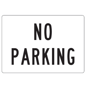 No Parking OSHA Facility sign, 20