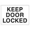 Keep Door Locked Sign - U.S. Signs and Safety - 1