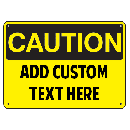 Caution OSHA Sign - U.S. Signs and Safety - 1