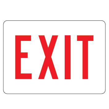 Exit Sign - U.S. Signs and Safety - 1