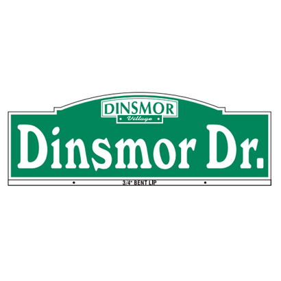 Dinsmore Style Street Name Sign - U.S. Signs and Safety