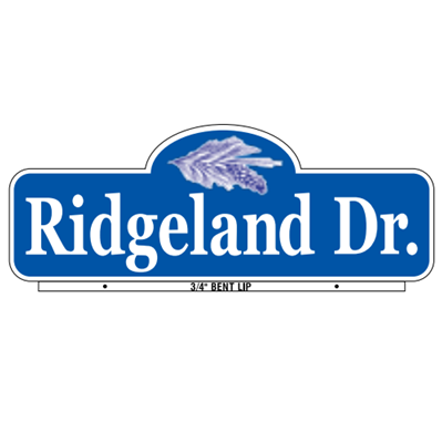 Ridgeland Style Street Name Sign - U.S. Signs and Safety - 1