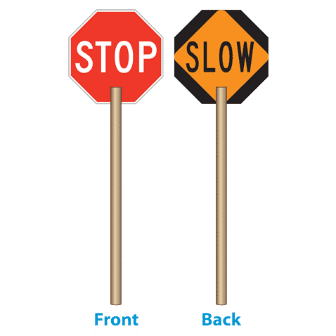 Stop/Slow Paddle with 60