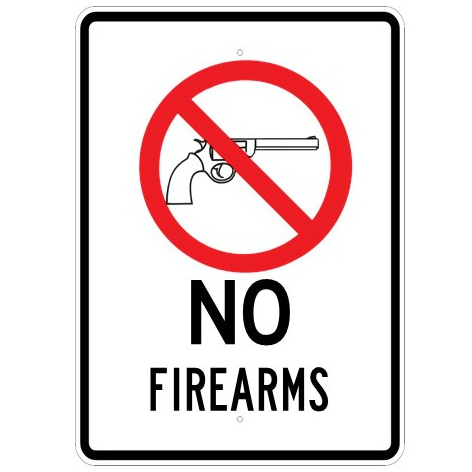 No Firearms Sign - U.S. Signs and Safety