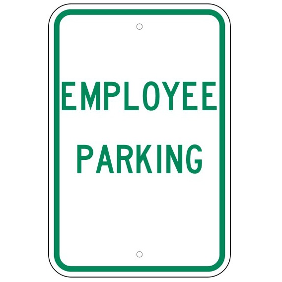 Employee Parking Sign - U.S. Signs and Safety