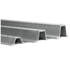 3' x 2lb U-Channel Post - Galvanized - U.S. Signs and Safety - 2