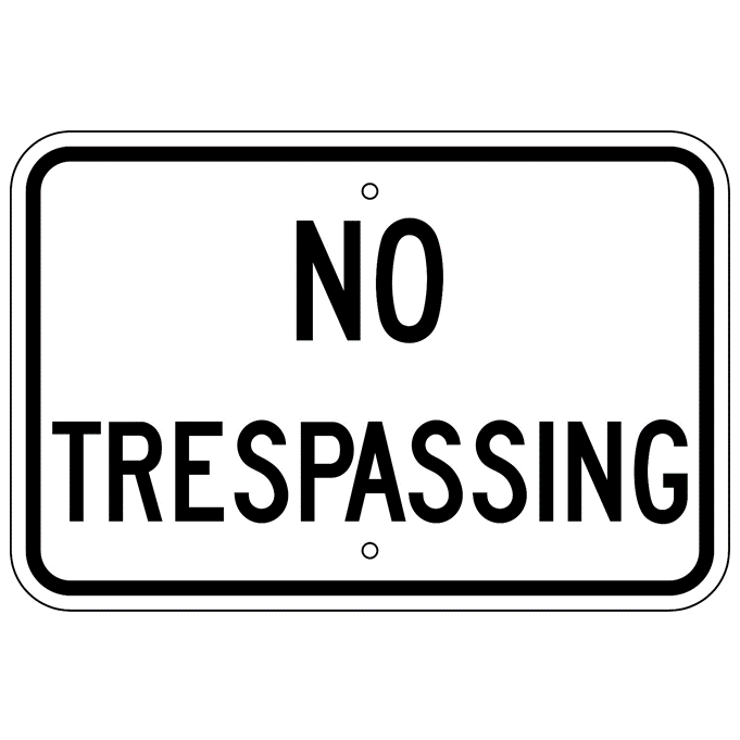 No Trespassing Sign - U.S. Signs and Safety