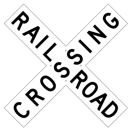 Railroad Crossing Sign - U.S. Signs and Safety - 1