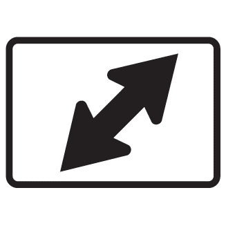 Double Arrow Route Marker Sign - U.S. Signs and Safety - 2