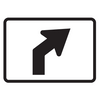 Bent Diagonal Route Marker Sign - U.S. Signs and Safety - 3