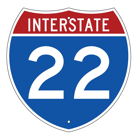 Interstate Shield Sign - U.S. Signs and Safety
