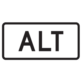 Text Route Marker Sign - U.S. Signs and Safety - 1