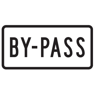 Text Route Marker Sign – U.S. Signs and Safety