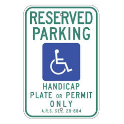 Arizona-Reserved Parking Sign - U.S. Signs and Safety