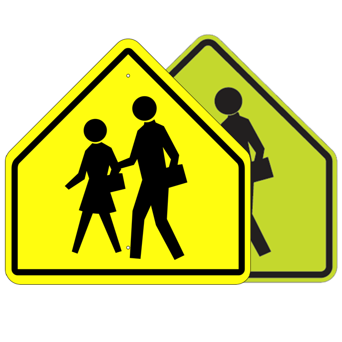 School Advance Symbol Sign - U.S. Signs and Safety - 1