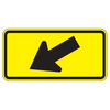 Left Diagonal Arrow Sign - U.S. Signs and Safety - 2