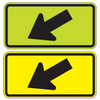Left Diagonal Arrow Sign - U.S. Signs and Safety - 1
