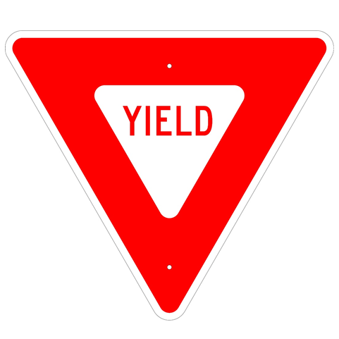 Yield Sign, MUTCD R1-2 - U.S. Signs and Safety